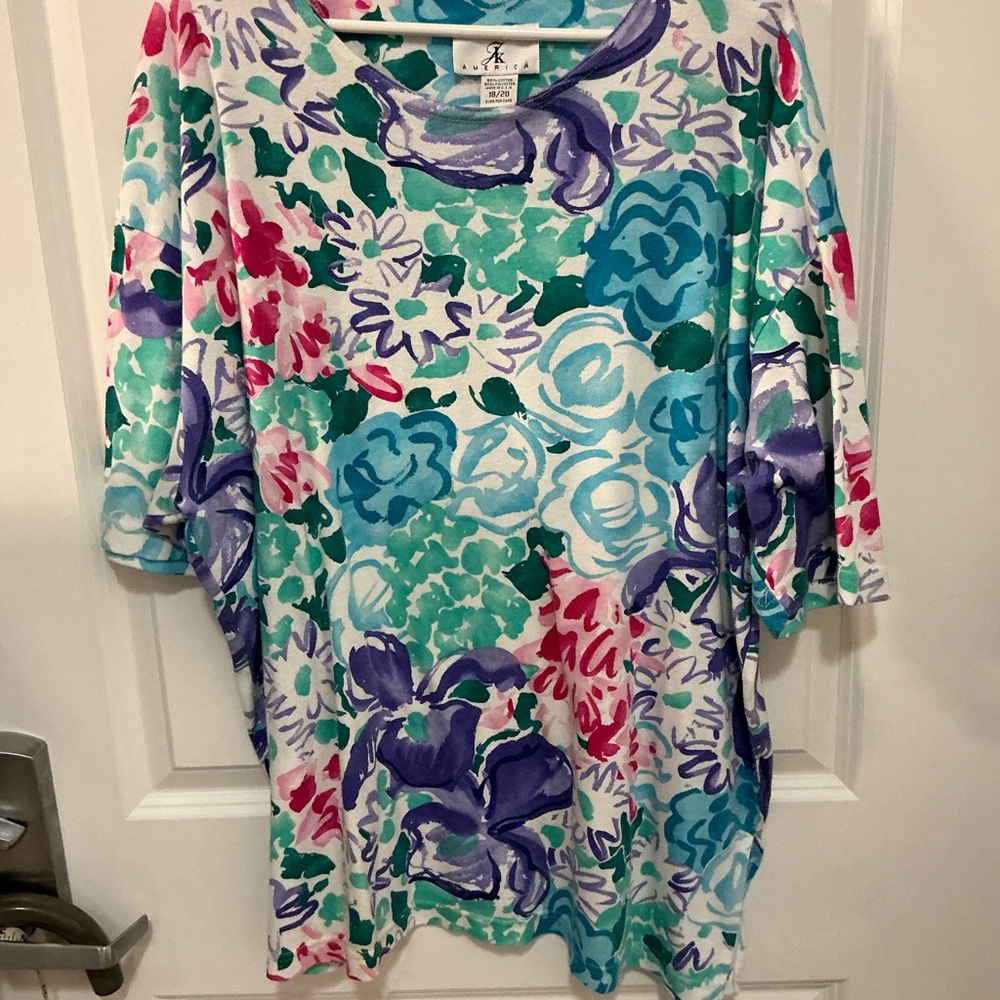 Size 18-20 poly/cotton tee